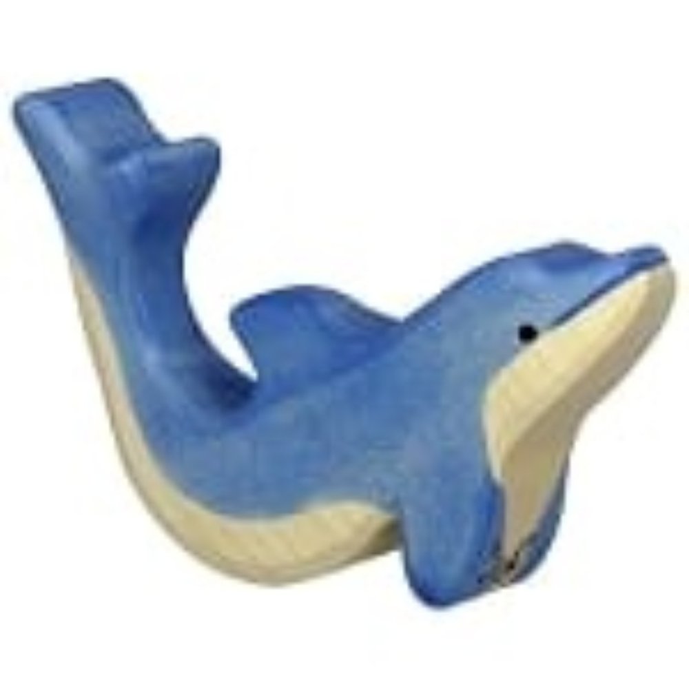 NWT Holztiger Wooden Toys Baby Dolphin